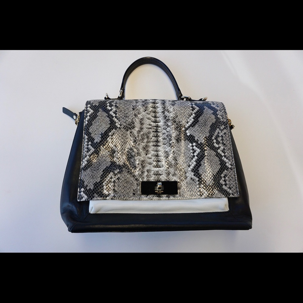 Kate Spade snakeskin tote bag!